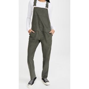 NWT HATCH The Cord Overalls. Size 2 in color Olive.